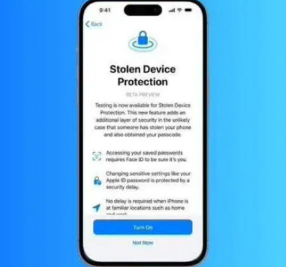 路桥苹果授权维修店分享被盗设备保护功能开启方法 