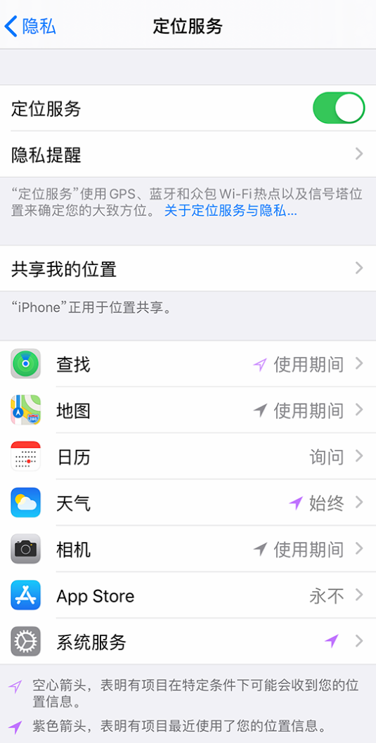路桥苹果手机维修分享iPhone 状态栏中时间显示为蓝色图标是什么情况 